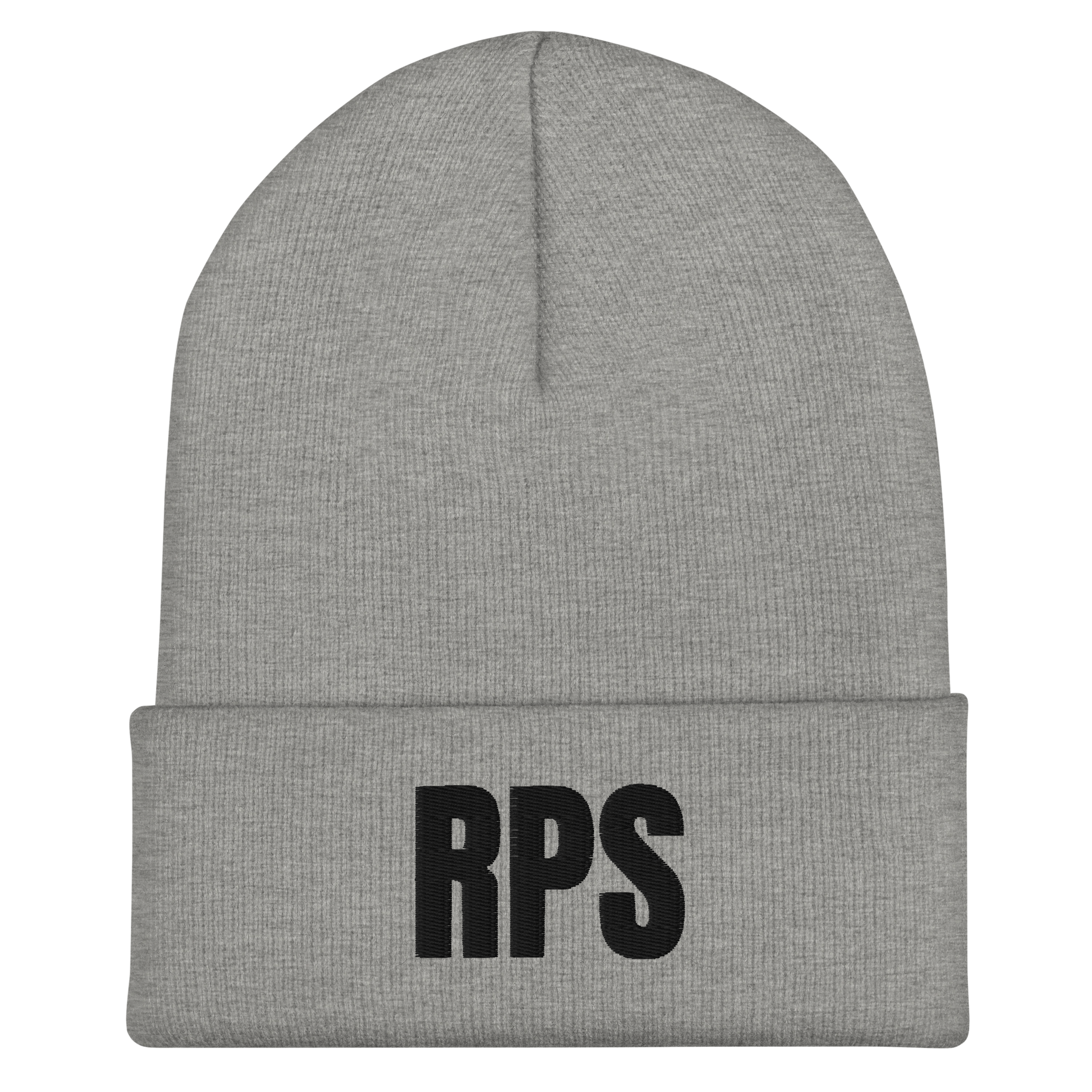 Rebel Parent Society RPS Cuffed Beanie, Gray, Front Side