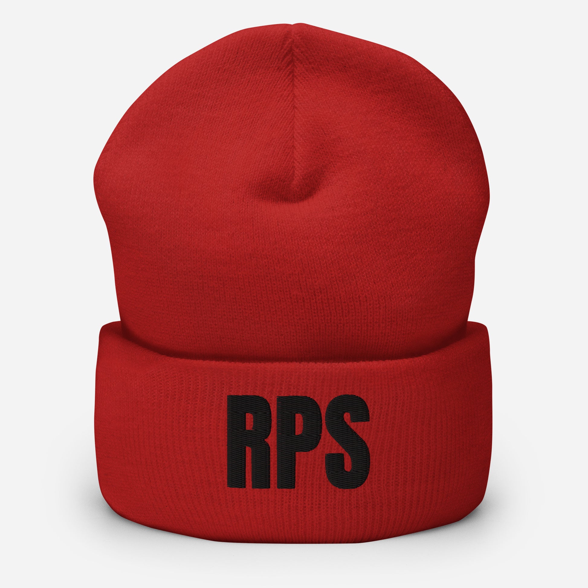 Rebel Parent Society RPS Cuffed Beanie, Red, Front Side