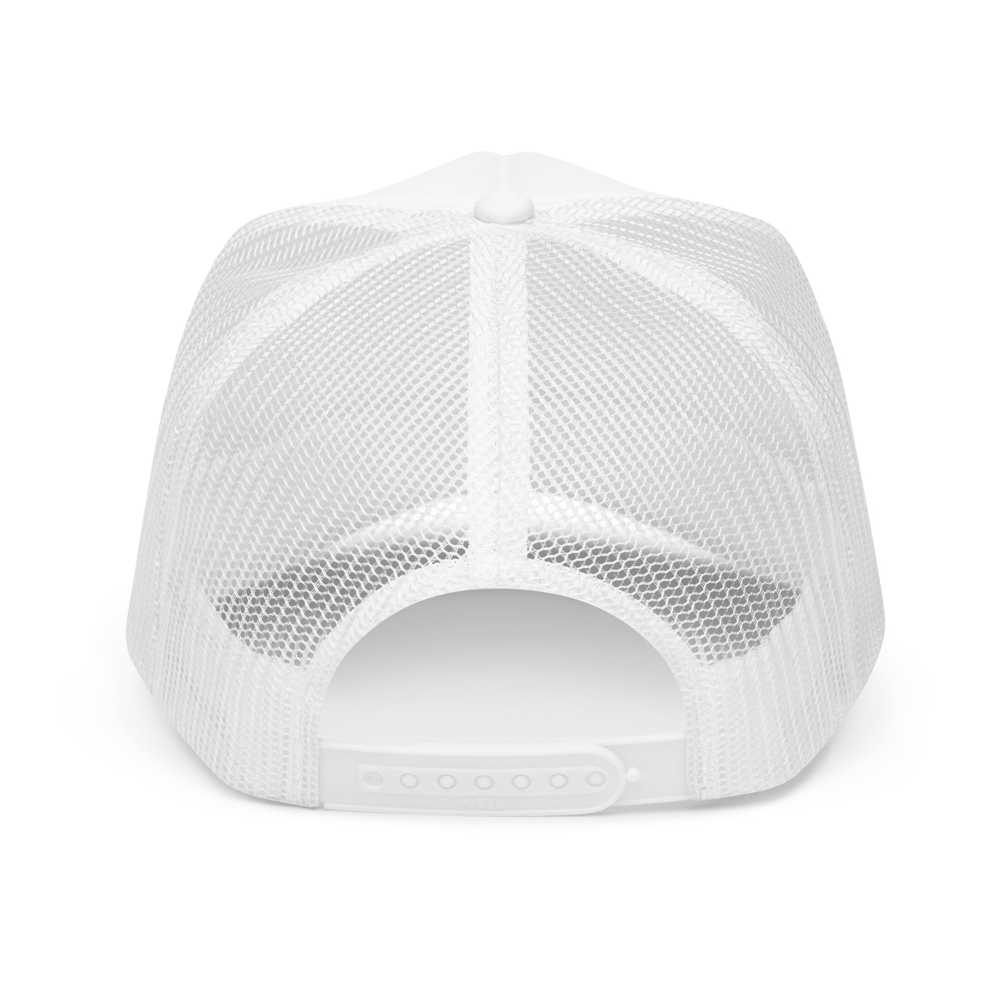 Rebel Parent Society RPS No Compromise Foam Trucker Hat, White, Back Side
