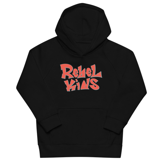 Rebel Parent Society Rebel Kids Hoodie, Black, Front