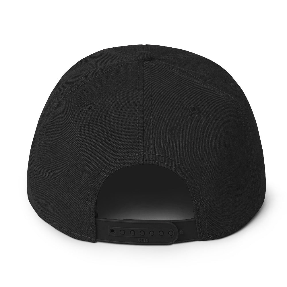 Rebel Parent Society RPS Snapback Hat, Black, Back Side