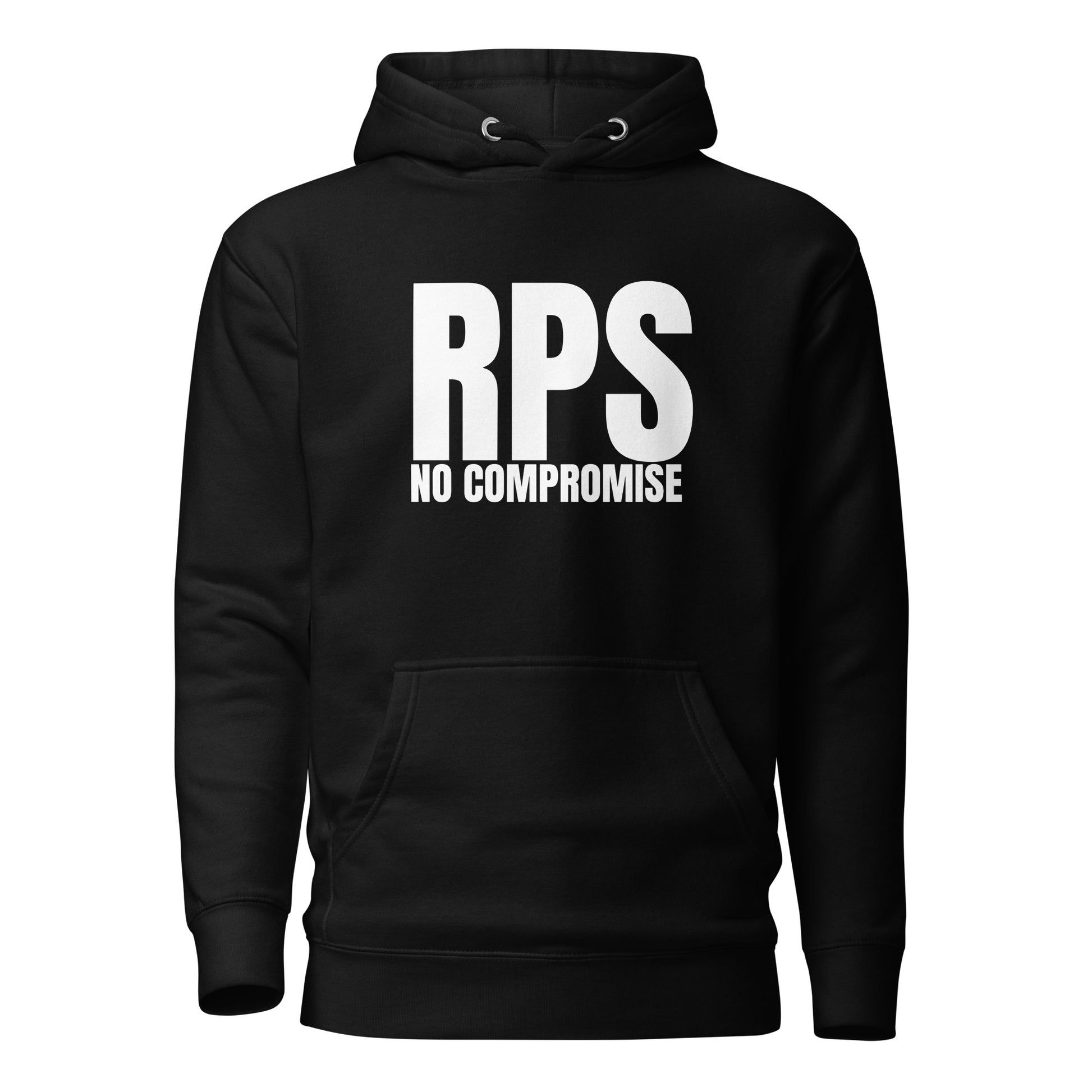 Rebel Parent Society RPS No Compromse Hoodie, Black, Front Side